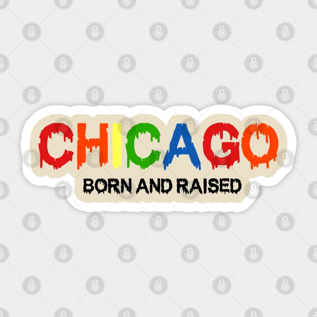 CHICAGO PRIDE Sticker by TheArtPlug